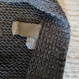 Quinn cardigan sweater. Side zippers